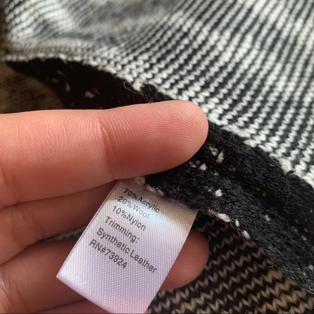 Ming Wang Multi Pattern Jacket Open Front Busines… - image 6